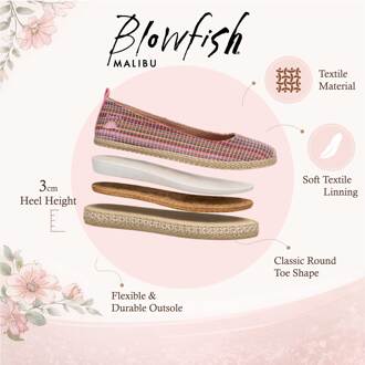 Blowfish Malibu Dames Roze Ballet Ballerina Ballerina Casual schoenen - Benita - EU 37
