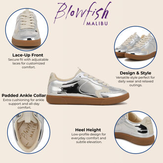 Blowfish Malibu Dames Zilver Veterschoenen - Tastic - maat EU 38 / UK 5