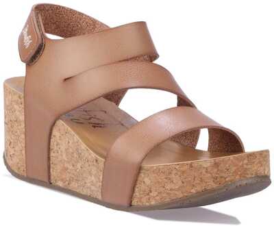 Blowfish Malibu Damessandalen Blowfish Malibu Leelee Wedge Sandalen in Beige
