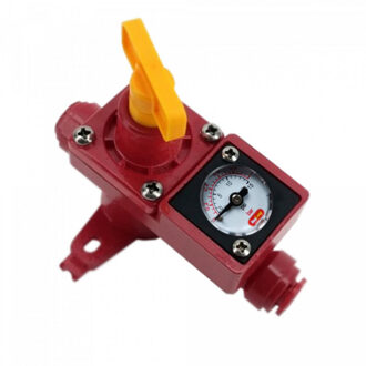 BlowTie spunding valve - instelbaar overdrukventiel met drukmeter