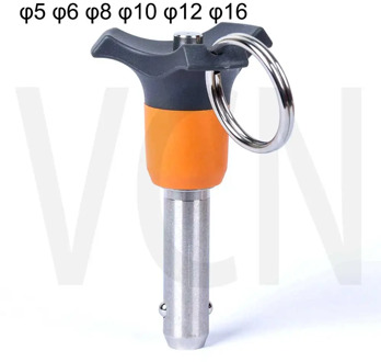 BLP quick release pins,nylon button ball lock pins,diameter 5 6 8 10 12 16 ,length 10 15 TO 100 mm Stainless steel pins