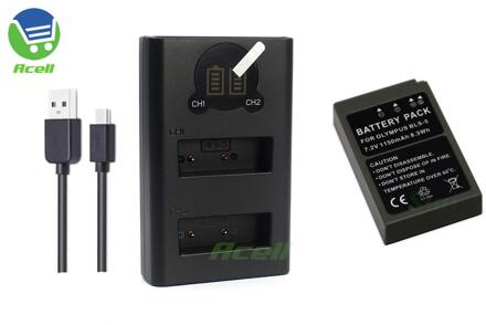 BLS-5 BLS-50 Batterij Voor Olympus E-M5 Mark Iii E-PL10 E-PL9 E-PL8 E-PL7 E-PL6 E-PL3 E-PL2 E-P3 E-P2 E-P1 E-PM2 E-PM1 camera 1accu 1Bi-lader