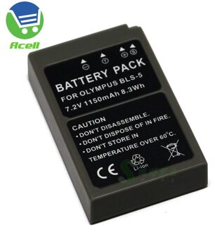 BLS-5 BLS-50 Batterij Voor Olympus E-M5 Mark Iii E-PL10 E-PL9 E-PL8 E-PL7 E-PL6 E-PL3 E-PL2 E-P3 E-P2 E-P1 E-PM2 E-PM1 camera 1accu