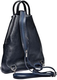 BLU Leren Tas Blauw