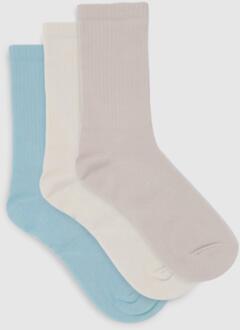 Blue 3 Pack Socks, Multi - ONE SIZE