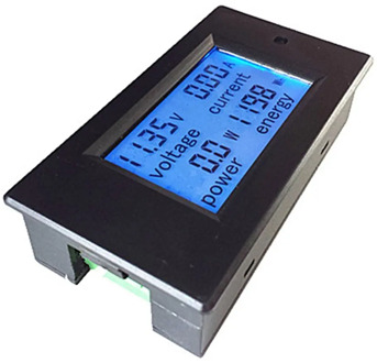 Blue Backlight DC Digital Panel Voltmeter Ammeter Built-in Shunt LCD Voltage Current Consumption Meter