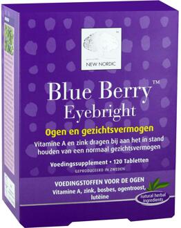 Blue Berry Eyebright MAXI - Ogen, gezichtsvermogen en hersenen 120 tab NL