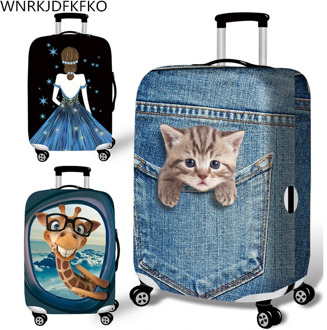 Blue City luggage Cover Thicker Travel Suitcase Protective Cover For Trunk Case Apply To 18 '' -32 '' Suitcase Cover