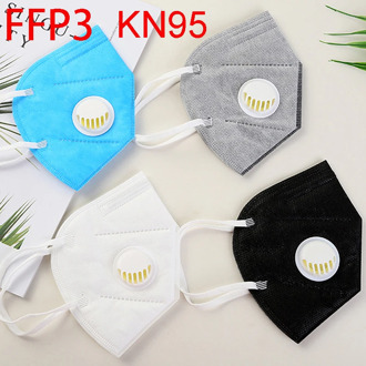blue gray black face mouth masks ffp3 kn95 valve washable reusable respirator filter facial mask ffp 3 ffpp3 ffp3mask fpp3 fp3