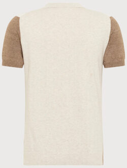 BLUE INDUSTRY 2-tone polo | Beige - XXL