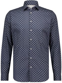 BLUE INDUSTRY All-over print overhemd Blauw - 41 (L)