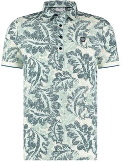 BLUE INDUSTRY All-over print polo Blauw - XXL
