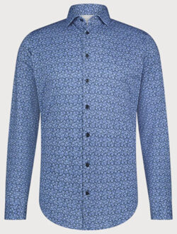 BLUE INDUSTRY All-over print shirt | Blauw - 38 (S)