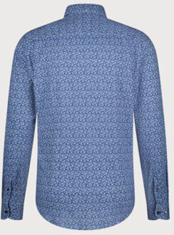 BLUE INDUSTRY All-over print shirt | Blauw - 43 (XL)