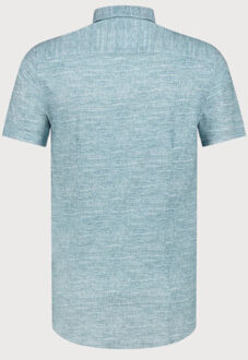 BLUE INDUSTRY Button-down overhemd korte mouw | Blauw - 40 (M)