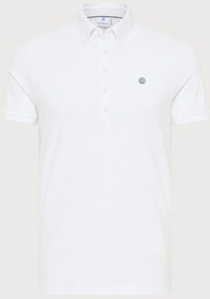 BLUE INDUSTRY Button-down polo | - maat XXXL Wit