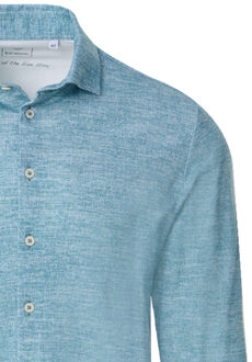 BLUE INDUSTRY Casual overhemd met lange mouwen Blauw - 45 (XXL)