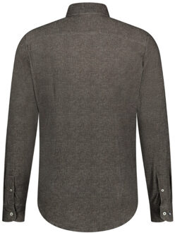 BLUE INDUSTRY Casual overhemd met lange mouwen Bruin - 44 (XL)