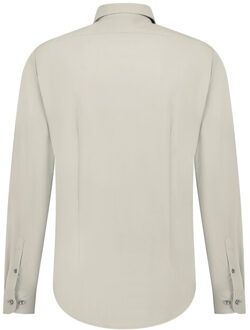 BLUE INDUSTRY Casual overhemd met lange mouwen - maat 45 (XXL) Beige