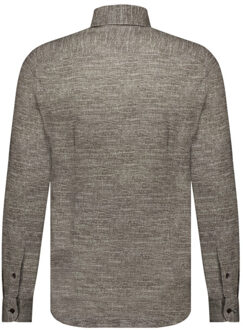BLUE INDUSTRY Casual overhemd met lange mouwen - maat 45 (XXL) Bruin