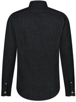 BLUE INDUSTRY Casual overhemd met lange mouwen Zwart - 41 (L)