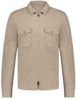 BLUE INDUSTRY Casual stretch overshirt Beige