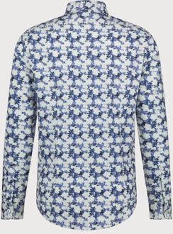 BLUE INDUSTRY Cotton print overhemd | Blauw - 43 (XL)