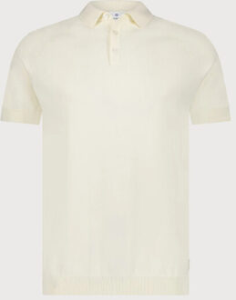 BLUE INDUSTRY De basic knitted polo | Ecru - S