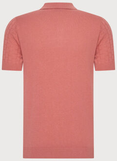 BLUE INDUSTRY De fijngebreide polo | Bruin - XL