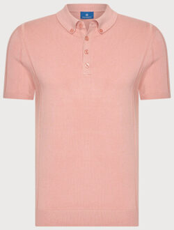 BLUE INDUSTRY De fijngebreide polo | Roze - XL