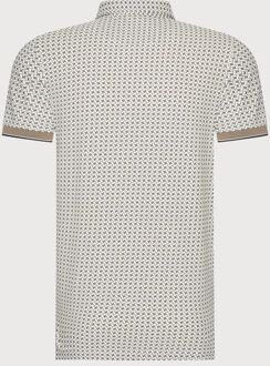 BLUE INDUSTRY De geometrische polo | Taupe - S