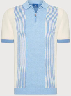 BLUE INDUSTRY De half zip polo | - maat S Blauw