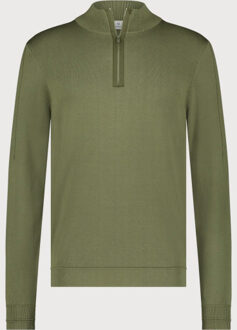BLUE INDUSTRY De half zip pullover | Groen - XXL