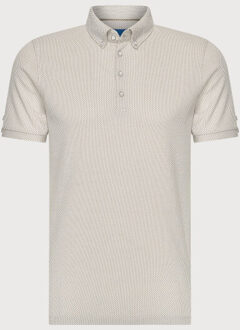 BLUE INDUSTRY De katoenen polo | - maat XL Taupe