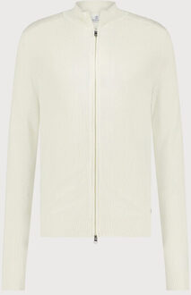 BLUE INDUSTRY De knitted full-zip cardigan | Ecru - S