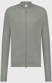 BLUE INDUSTRY De knitted full-zip cardigan | Grijs - S
