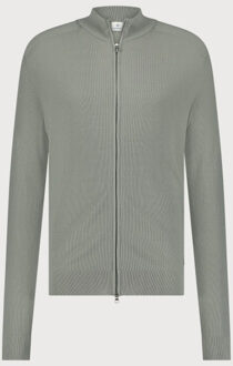 BLUE INDUSTRY De knitted full-zip cardigan | Grijs - XL