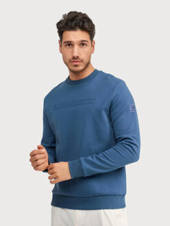 BLUE INDUSTRY De logo crewneck sweater | Indigoblauw - XXL