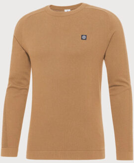BLUE INDUSTRY De trui met structuur | Camel - L