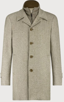 BLUE INDUSTRY De wolblend mantel | Bruin - 50