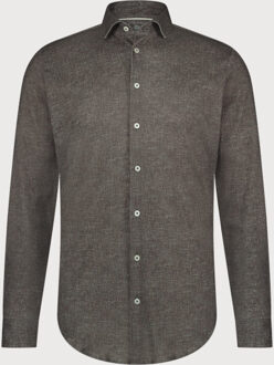 BLUE INDUSTRY Denim look overhemd | Bruin - 42 (L)