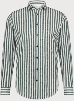 BLUE INDUSTRY Gestreept overhemd | Zwart - 43 (XL)