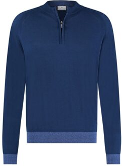 BLUE INDUSTRY Half-zip pullover Blauw - XL