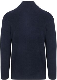 BLUE INDUSTRY Half Zip Pullover Navy Donkerblauw