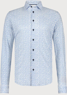 BLUE INDUSTRY Het basic gestreepte overhemd | - maat 38 (S) Blauw