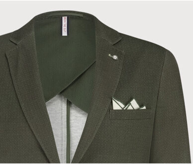 BLUE INDUSTRY Het colbert met groen dessin | - 54