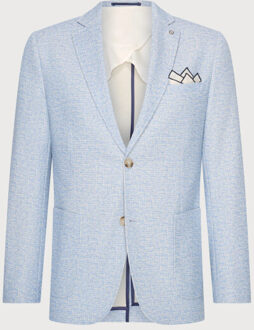 BLUE INDUSTRY Het colbert met microdessin | Blauw - 50