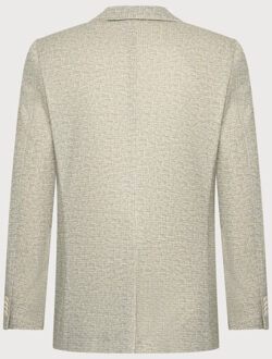 BLUE INDUSTRY Het colbert met microdessin | - maat 52 Groen