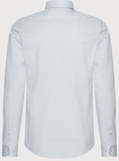 BLUE INDUSTRY Het dessin overhemd | Taupe - 41 (L)