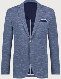 BLUE INDUSTRY Het gebreide structuur colbert | - maat 46 Blauw